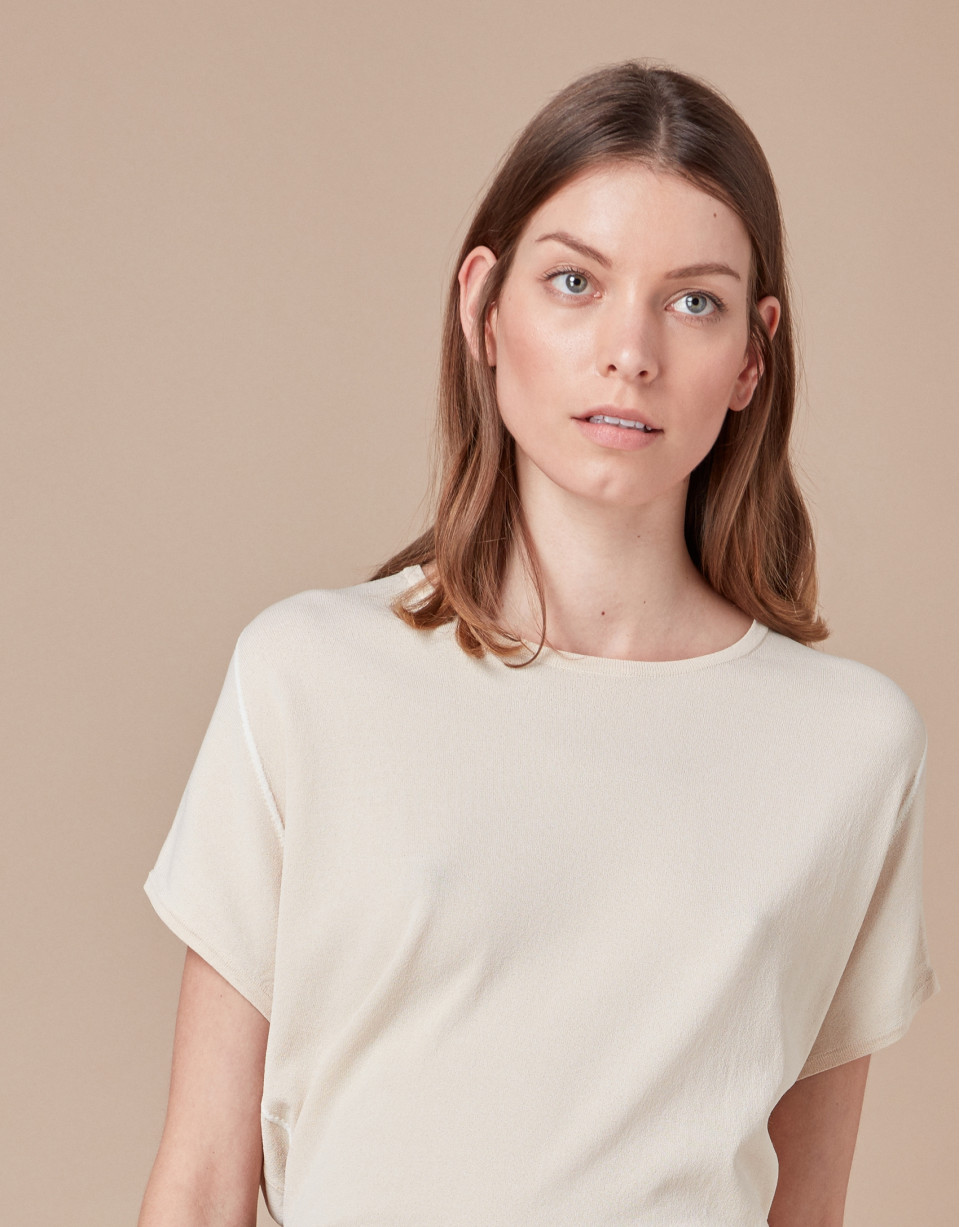 Beige oversize sweater