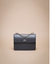 Mini black matte Pompidou shoulder bag