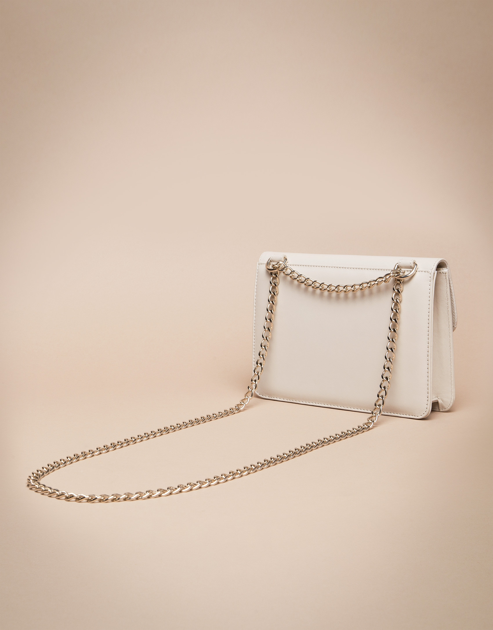 Mini ivory Pompidou shoulder bag