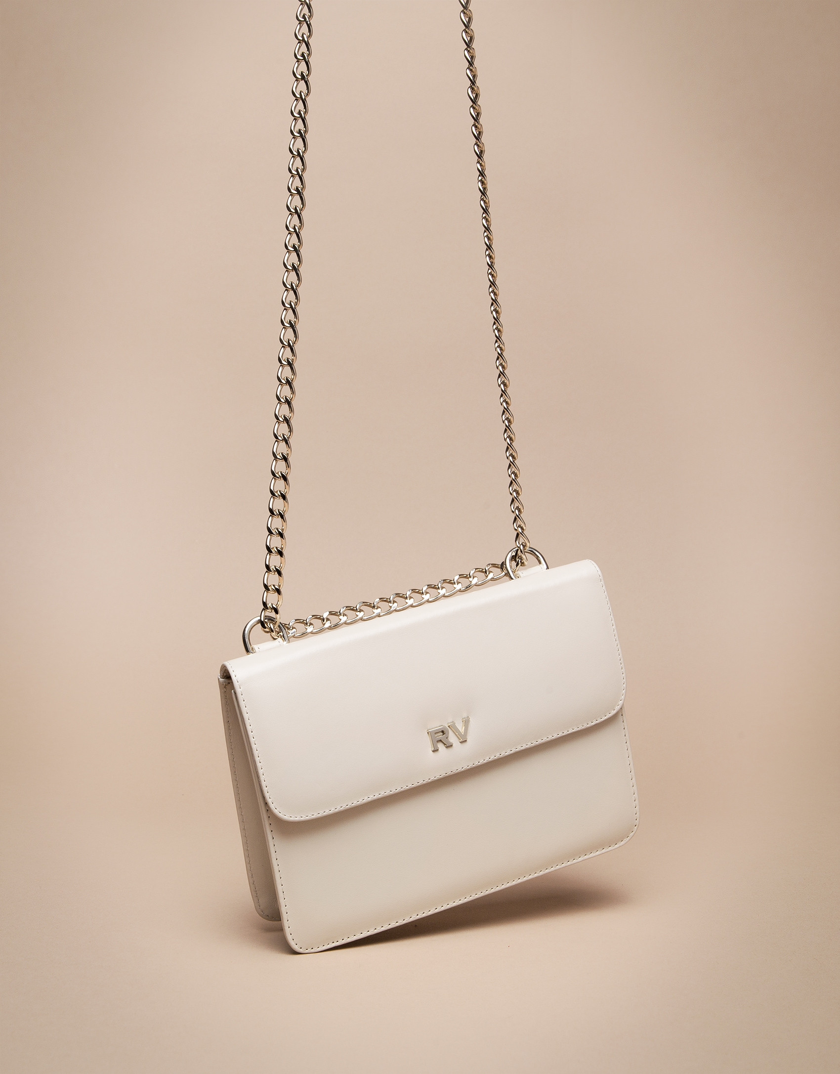 Mini ivory Pompidou shoulder bag