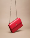 Mini red Pompidou shoulder bag