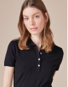 Polo de punto negro