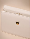 Mini ivory Pompidou shoulder bag