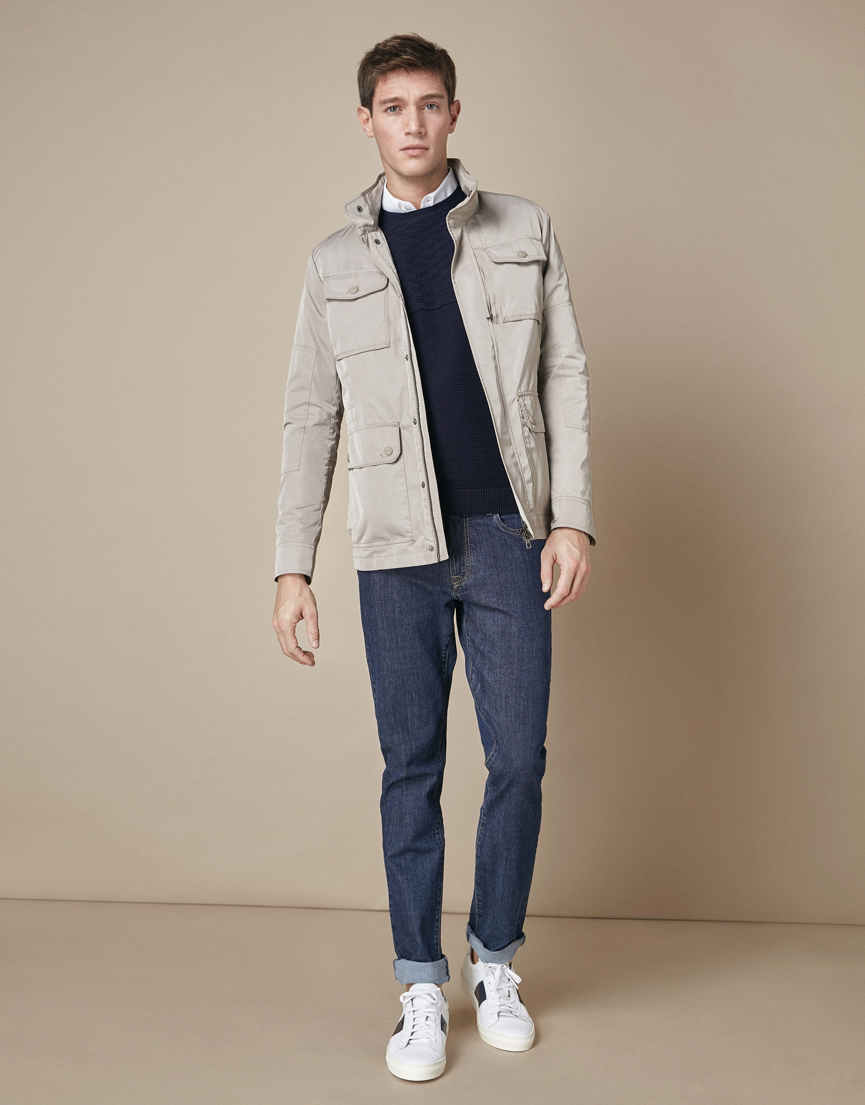 Parka cuatro bolsillos visón