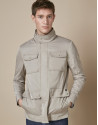 Parka cuatro bolsillos visón