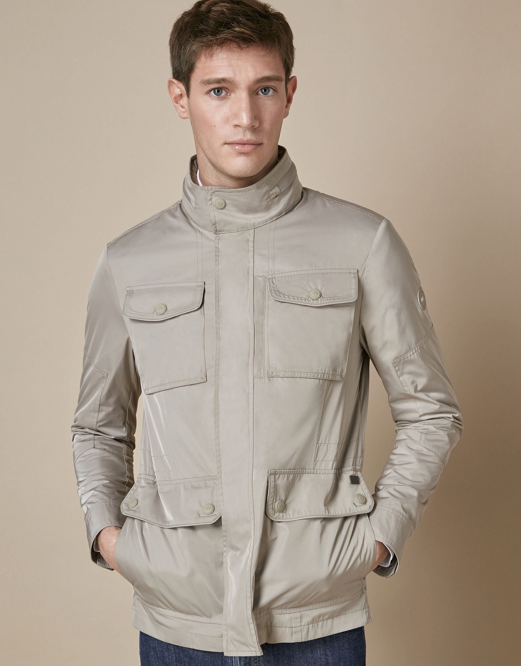 Parka cuatro bolsillos visón