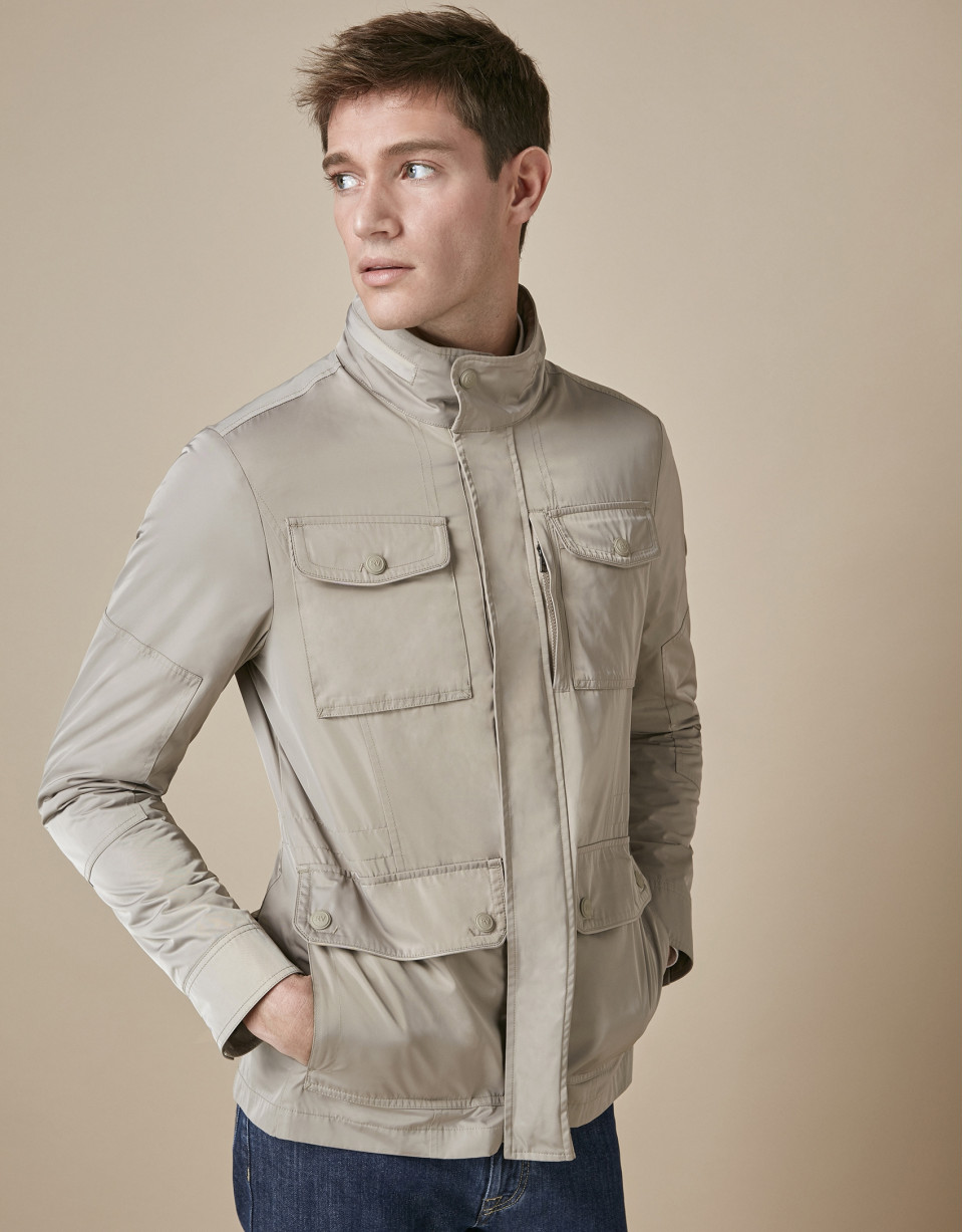 Parka cuatro bolsillos visón