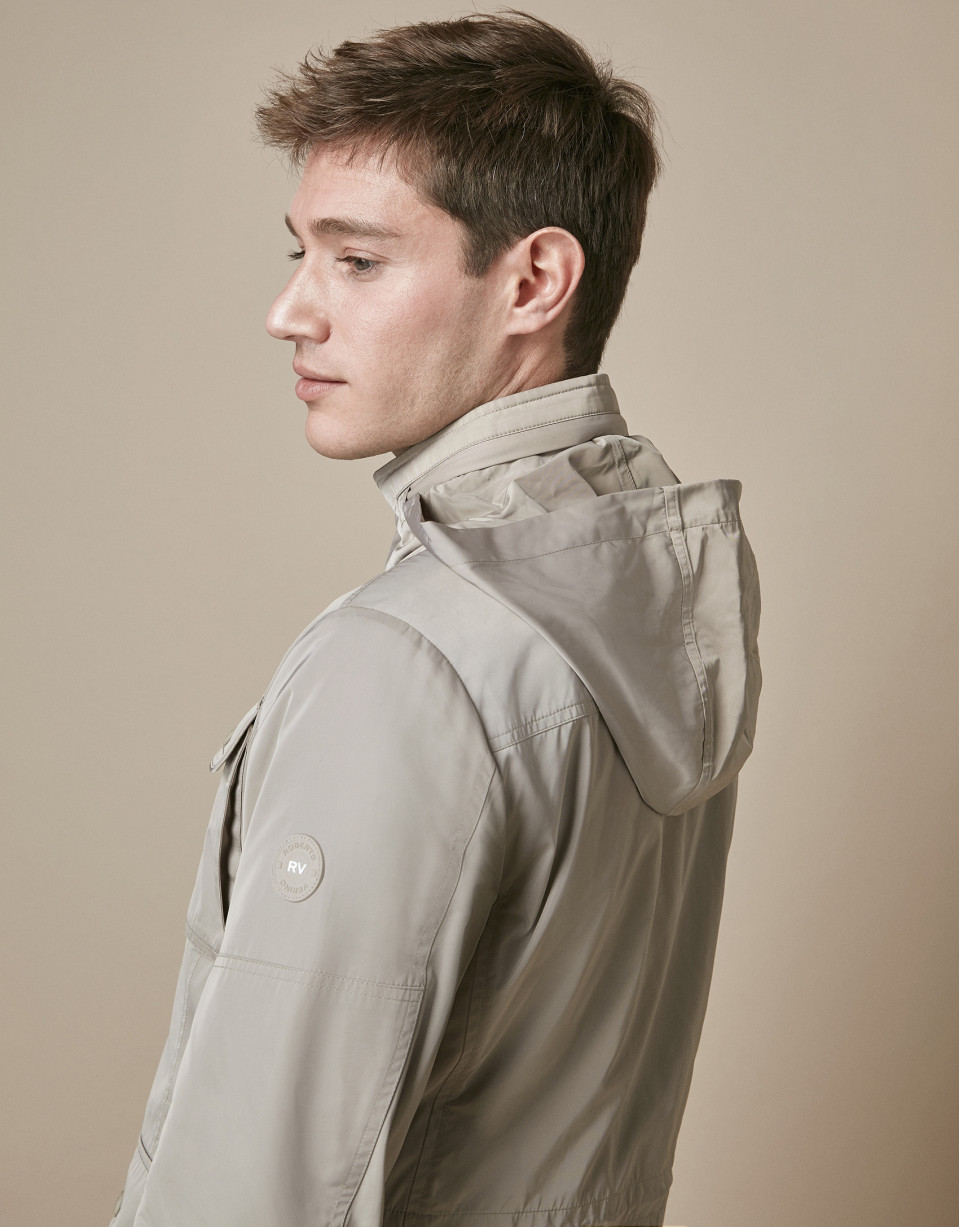 Parka cuatro bolsillos visón