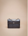 Bolso bandolera mini Pompidou negro brillo