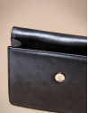Bolso bandolera mini Pompidou negro brillo