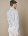 Camisa sport raya estrecha caqui