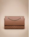 Bolso shoulder Ghauri Mega piel marrón