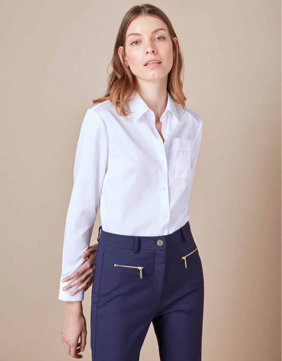Pantalón pitillo azul