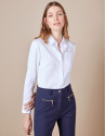 Blue cigarette pants