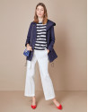 Blue parka