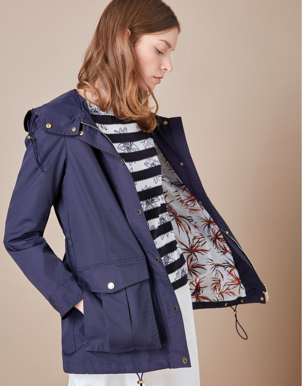 Parka azul
