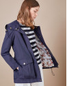 Blue parka
