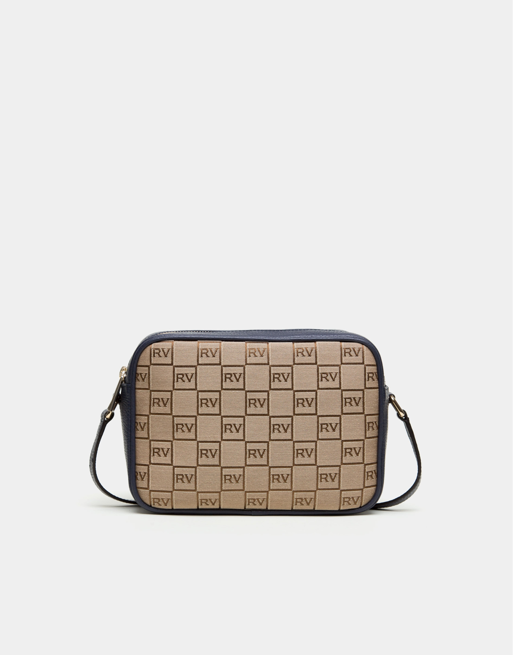 Blue canvas Taylor shoulder bag