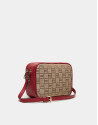 Bolso bandolera Taylor lona rojo