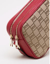 Red canvas Taylor shoulder bag