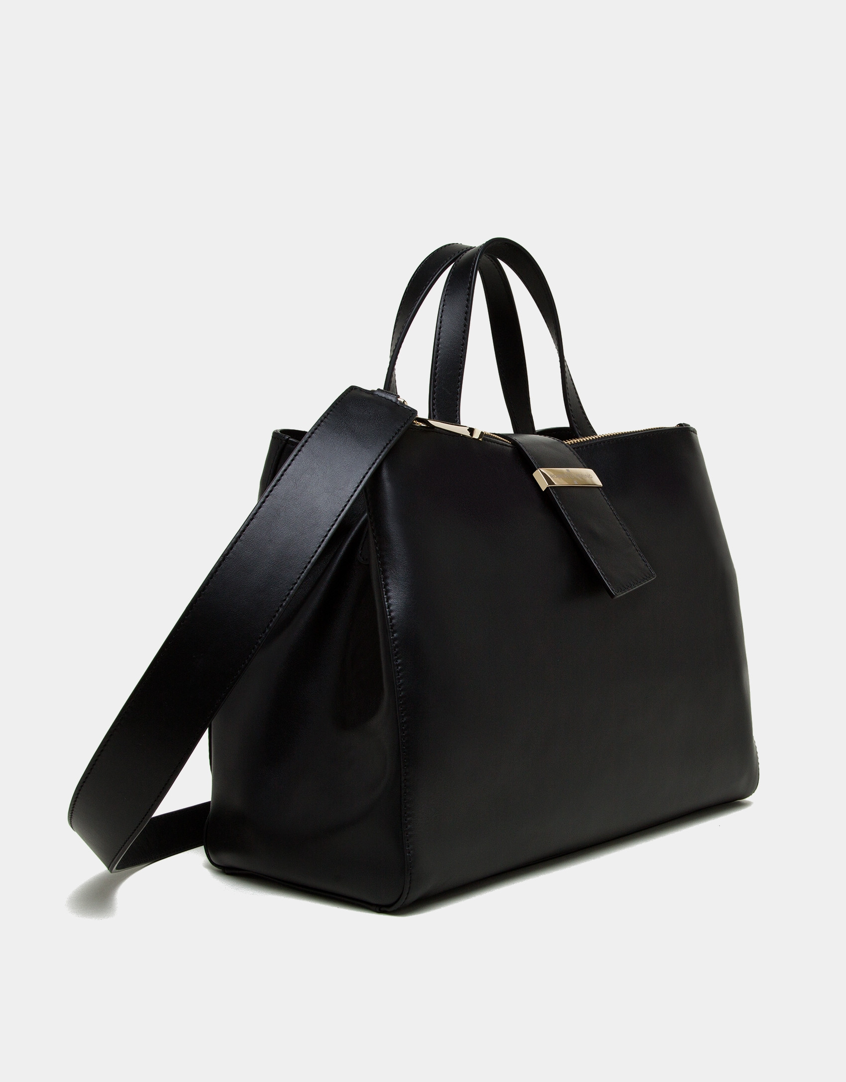 Bolso tote Paris napa negra
