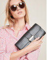 Red striped loose shirt