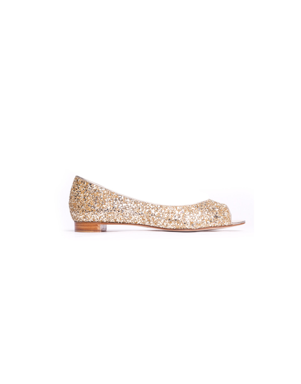 PARIS: Bailarina en glitter dorado