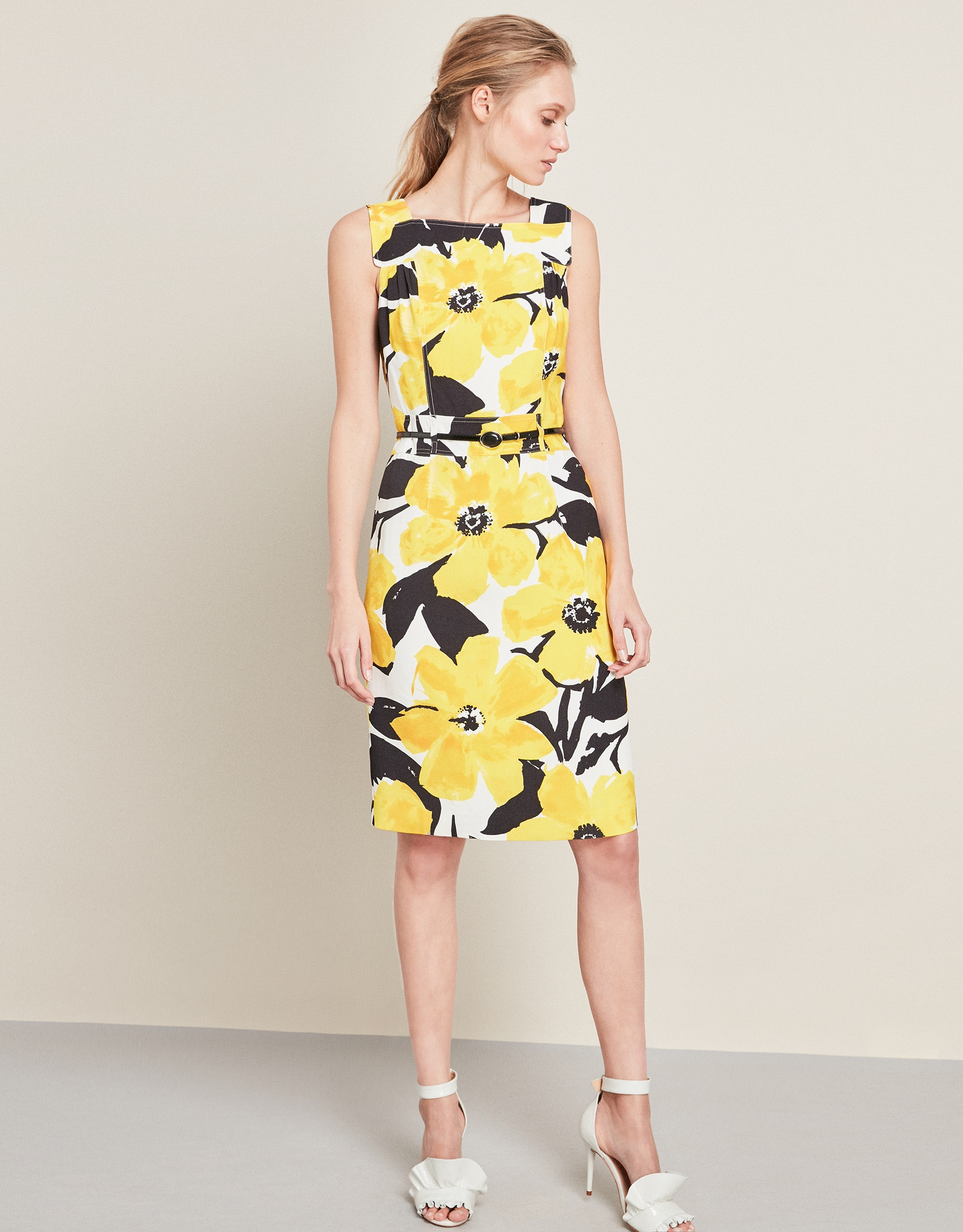 Vestido flores amarillas