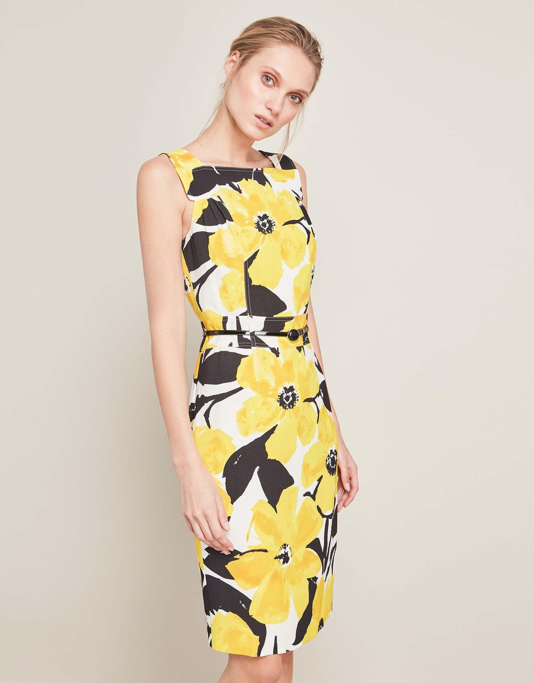 Vestido flores amarillas