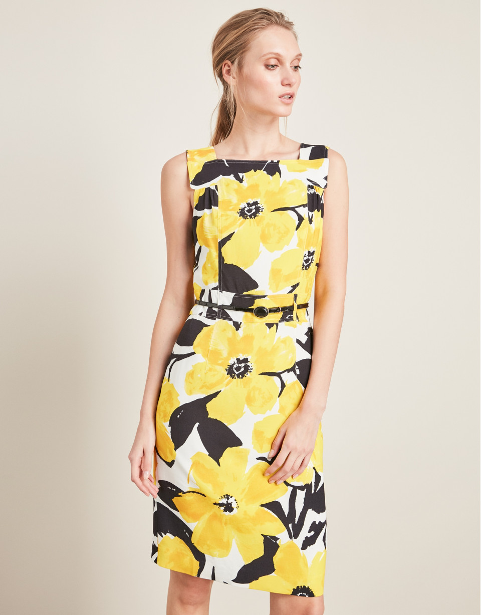 Vestido flores amarillas