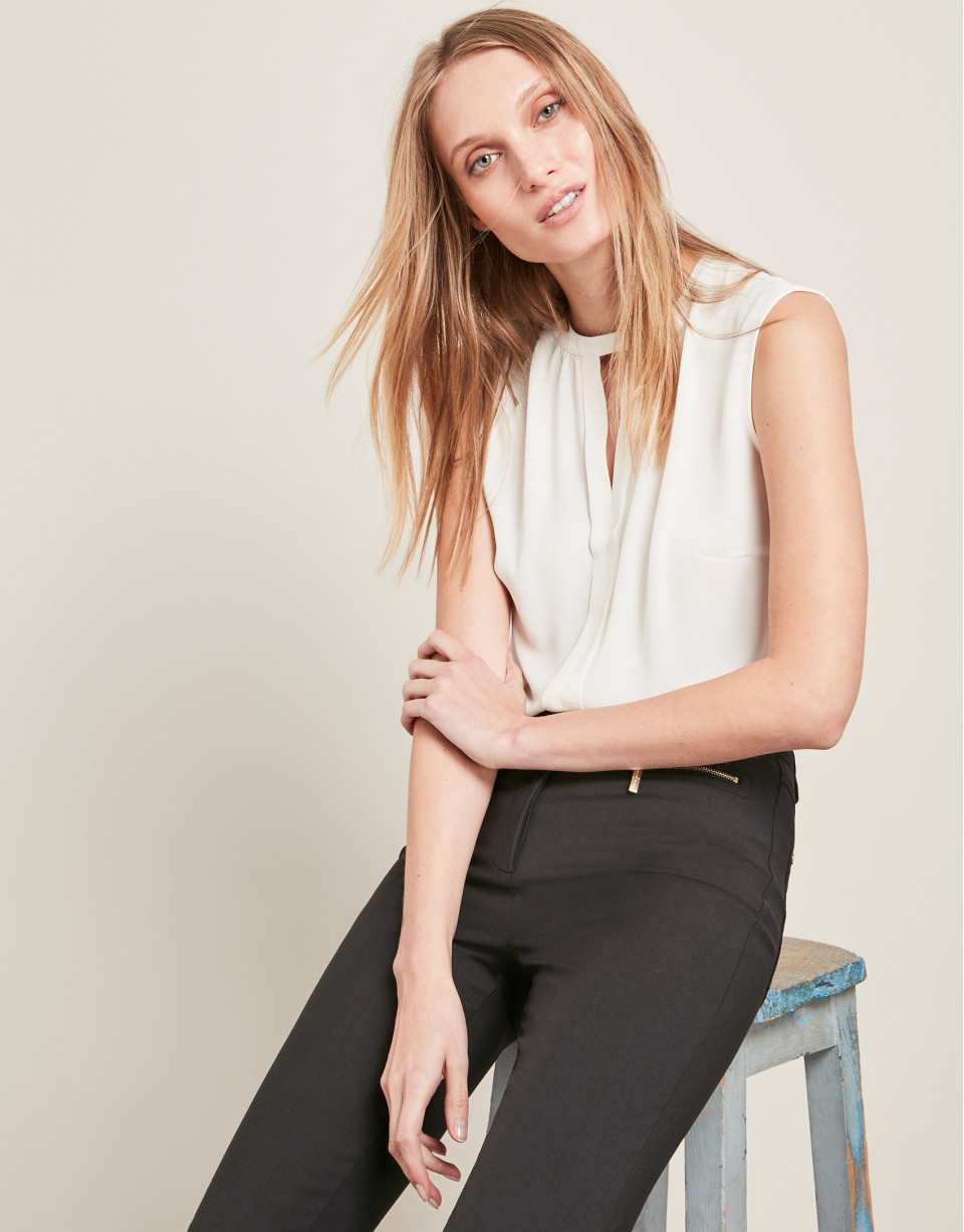 Black cigarette pants