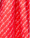 Red silk signature scarf