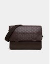 Cartera caballero grande piel marrón
