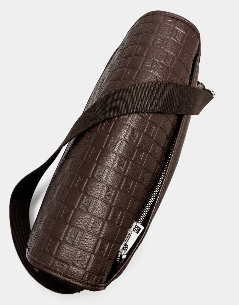 Cartera caballero grande piel marrón