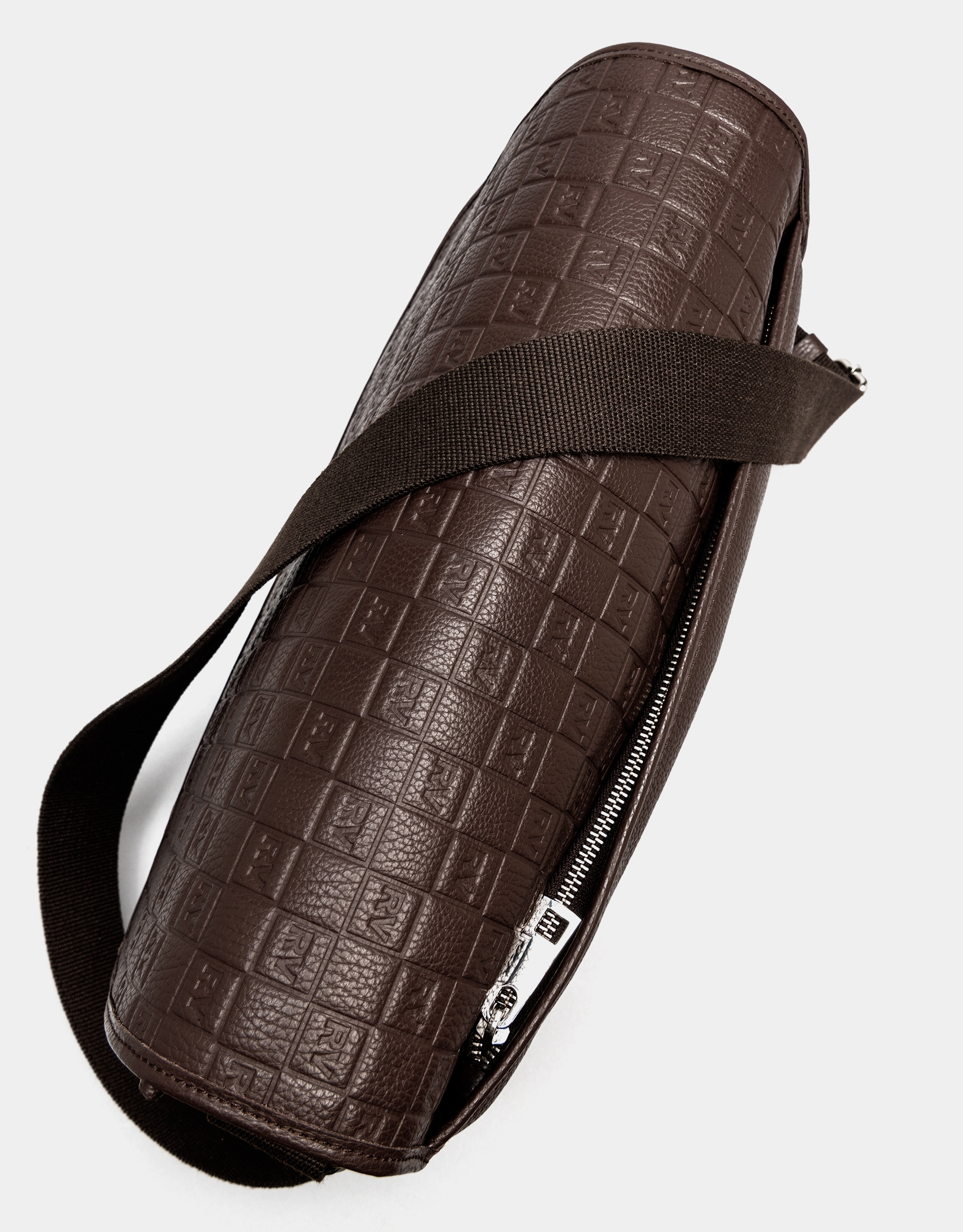 Cartera caballero grande piel marrón