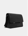 Cartera caballero grande piel negra
