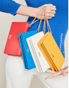 Bolso de mano Sunset piel amarillo