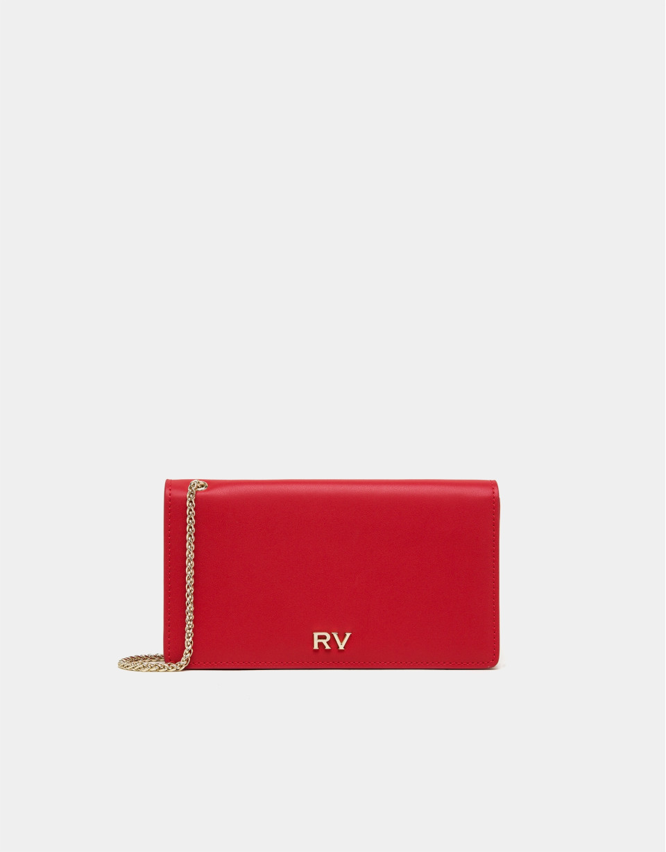 Bolso de mano Sunset piel rojo