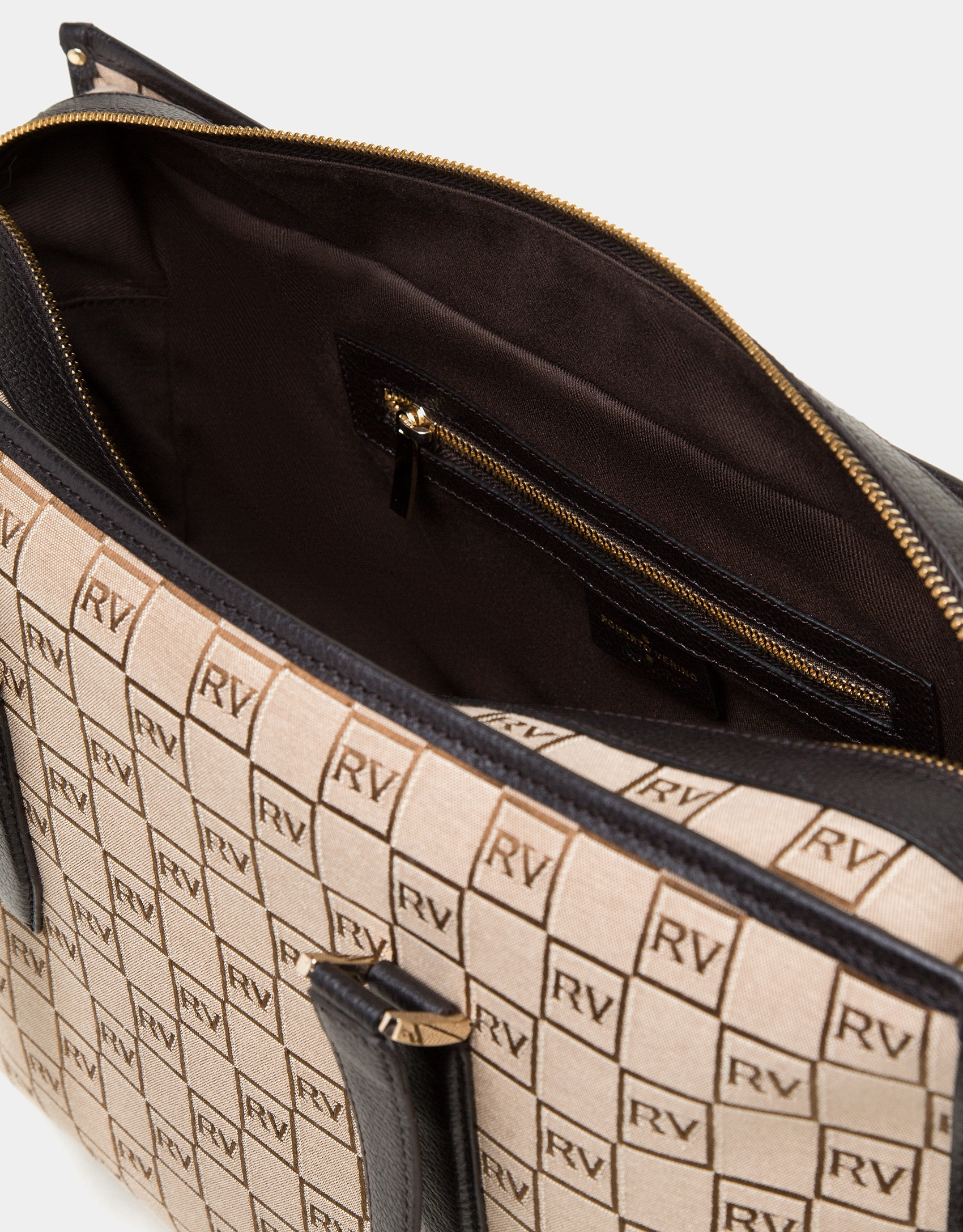 Bolso bandolera Bonjour lona personalizada RV beige
