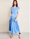 Blue flare dress