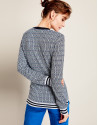 Jersey retro glitter azul