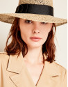 Sombrero fedora beige