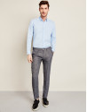 Pantalón lino gris