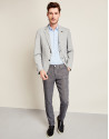 Pantalón lino gris