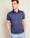 Polo marino estampado cerezas