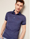Navy blue t-shirt with cherry print