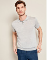 Gray mélange tricot t-shirt