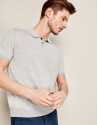 Gray mélange tricot t-shirt