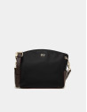 Bolso bandolera nylon negro