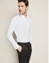 Black wool dress pants